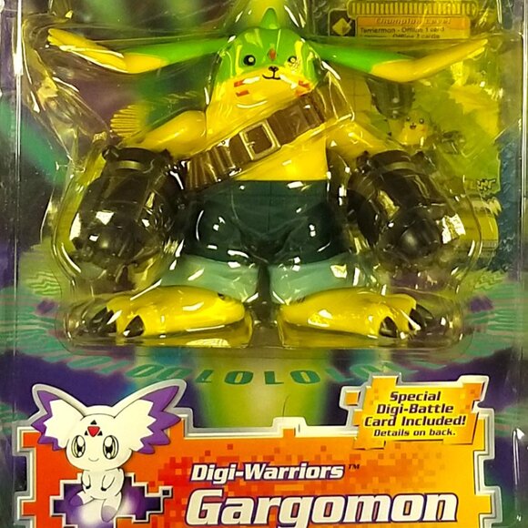 Bandai Digimon Gargomon to Rapidmon Digivolving Action Figure 2001 Sealed Vntg - Picture 16 of 16